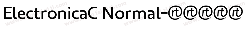 ElectronicaC Normal字体转换